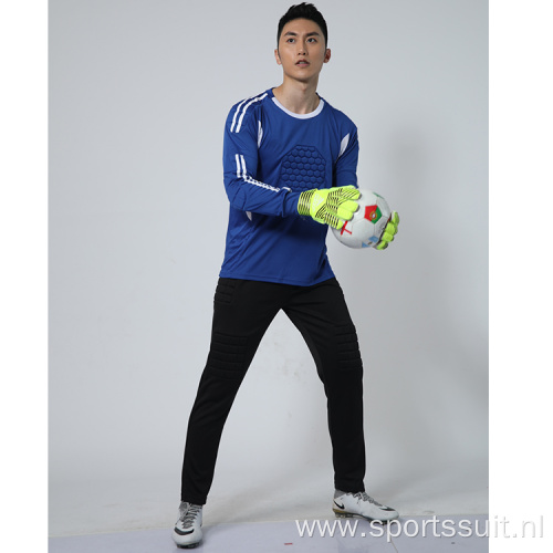 long sleeve soccer goalkeeper jersey